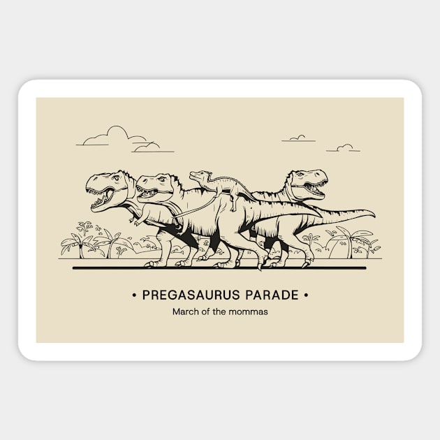 Pregasaurus Magnet by Fudz design